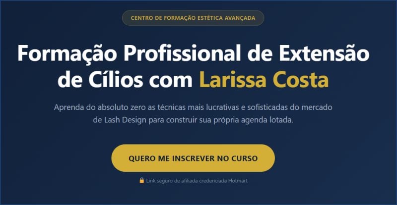 Viver De Cílios - Curso Larissa Costa