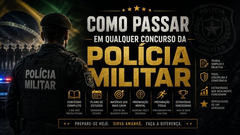 E-book De Estudo Para Concurso Da Pm