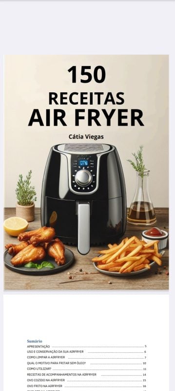 150 Receitas para fazer na Airfryer