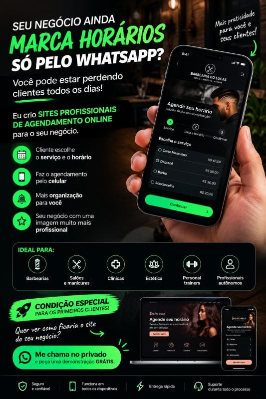Sites Profissionais De Agendamento Online
