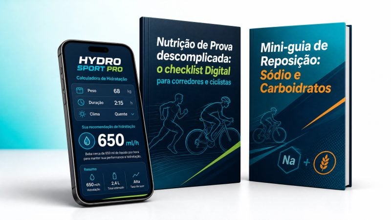 Kit calculadora de hidratação e ebooks