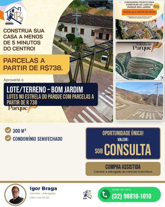 Loteamento para Venda em Juiz de Fora, Estrela do Parque, 10 dormitórios, 10 suítes, 10 ba