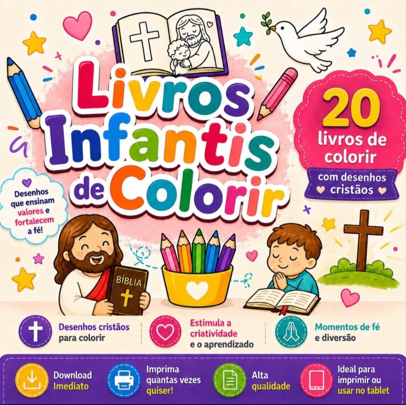 Livros de Colorir Cristão