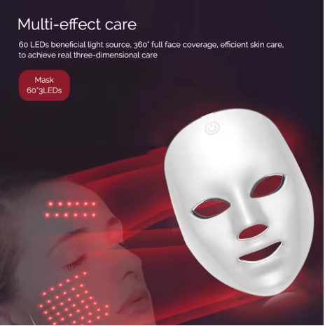 Máscara facial de LED com 7 cores — foto 2