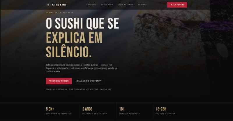 Desenvolvimento de site profissional