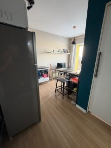 Apartamento 1 dormitório, sala, cozinha americana, banheiro, mobiliado — foto 9