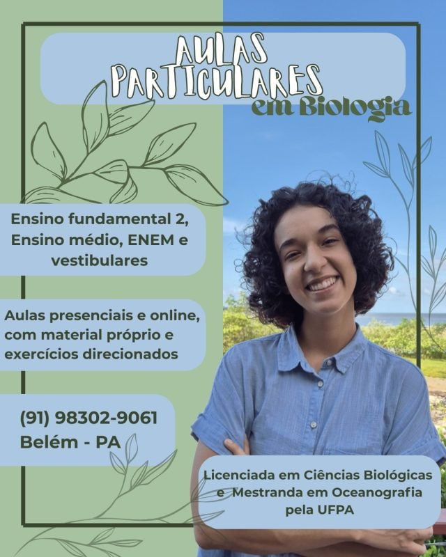 Aulas particulares de Ciências e Biologia para crianças, adolescentes e adultos em Belém