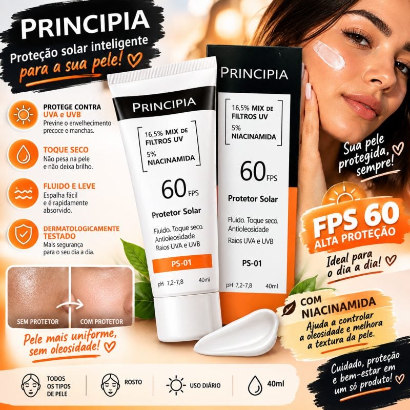 **Proteção FPS 60 + toque seco para uma pele protegida todos os dias! **
