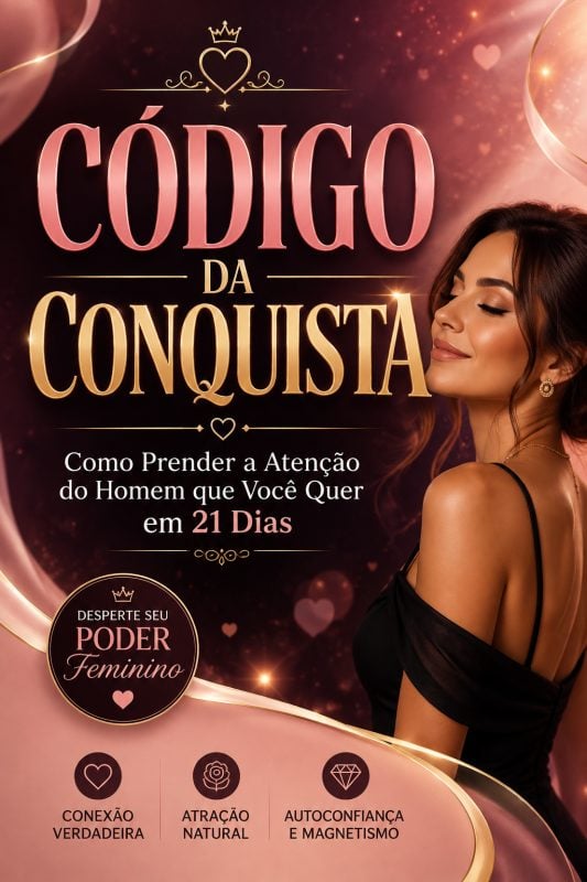 CÓDIGO DA CONQUISTA Como Prender a Atenção do Homem que Você Quer em 21 Dias