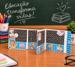Cartão Dobradura Dia dos Professores — foto 3