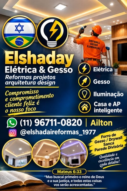 Drywall Pintura e Elétrica