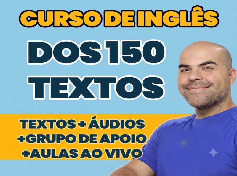 Curso dos 150 textos em inglês