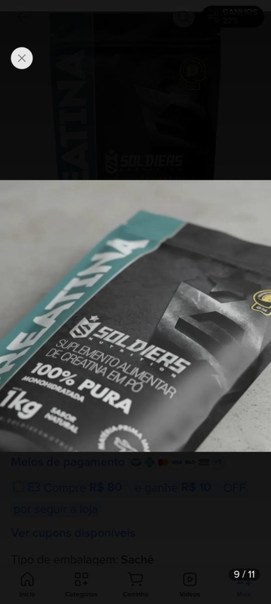 Creatina pura — foto 2