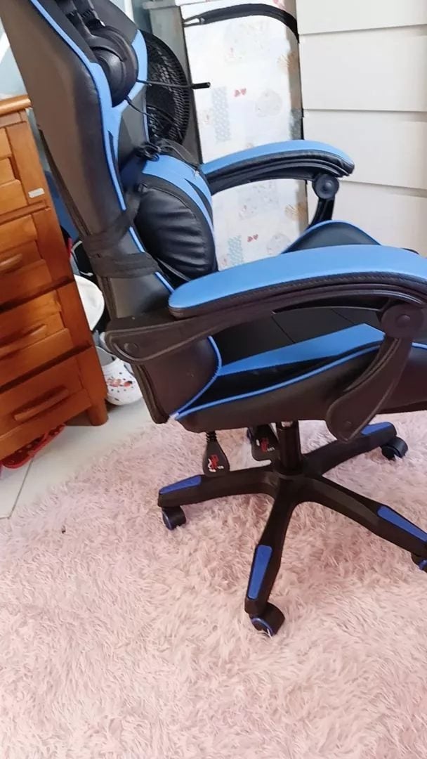 Cadeira Gamer Profissional Escritório Ergonômica Reclinável Confortável com Rodinha e Apoi — foto 2