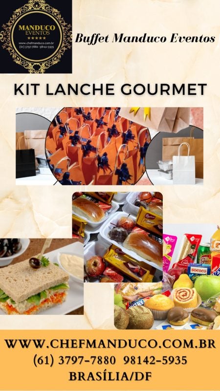 Kit Lanche e Kit Gourmet em Brasília DF - Buffet Manduco Eventos
