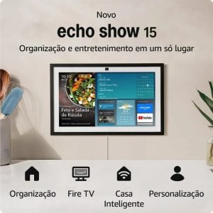 Echo Show 15 Amazon Smart Display Full Hd 15,6'' Com Alexa Cor Preta-Pegar Ingá/Niterói/RJ — foto 4