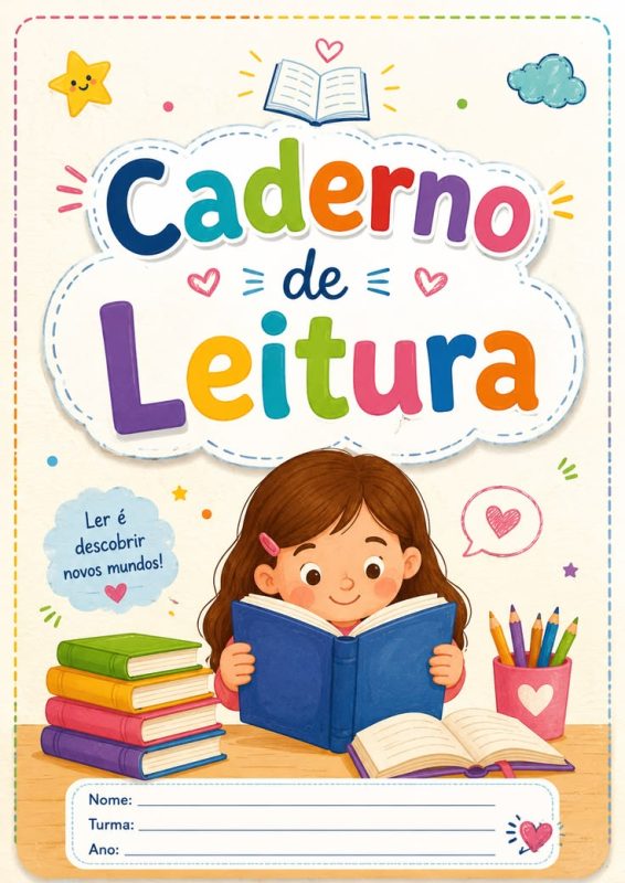 Caderno de leitura e escrita