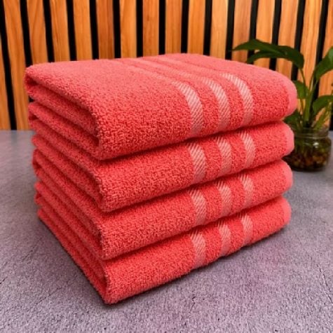 Kit 4 Toalhas - Banho Felpudas Ultra Macias 100% Algodão Puro 1,30x65cm — foto 2