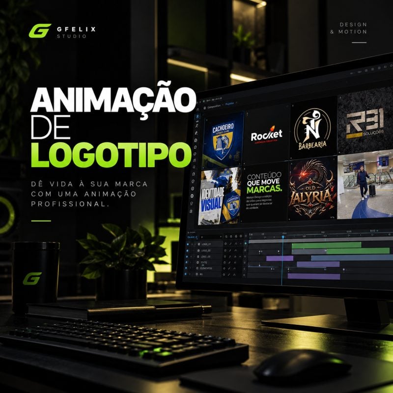 Animação de Logotipo Profissional