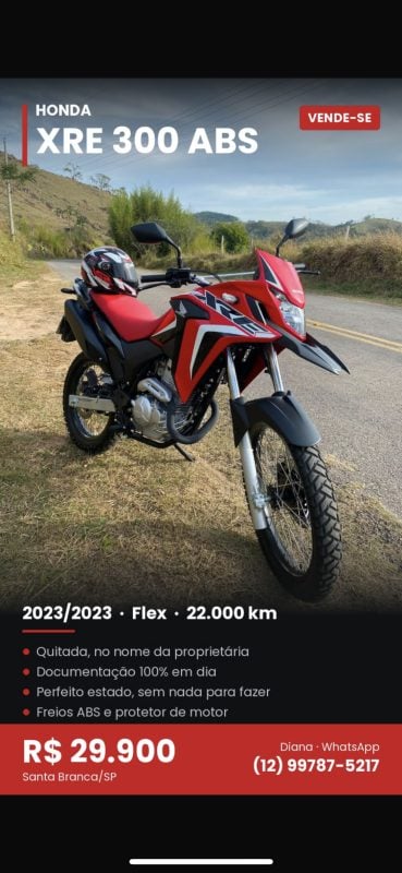 Xre 300 2023/rally/flex