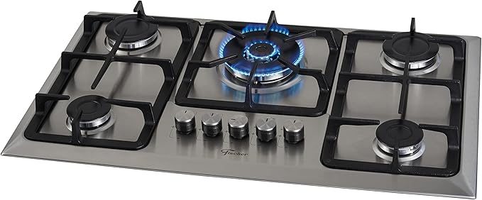 Fischer Cooktop Gás 5 Bocas Tc Infinity Mesa Inox Bivolt 23678-54121 — foto 2