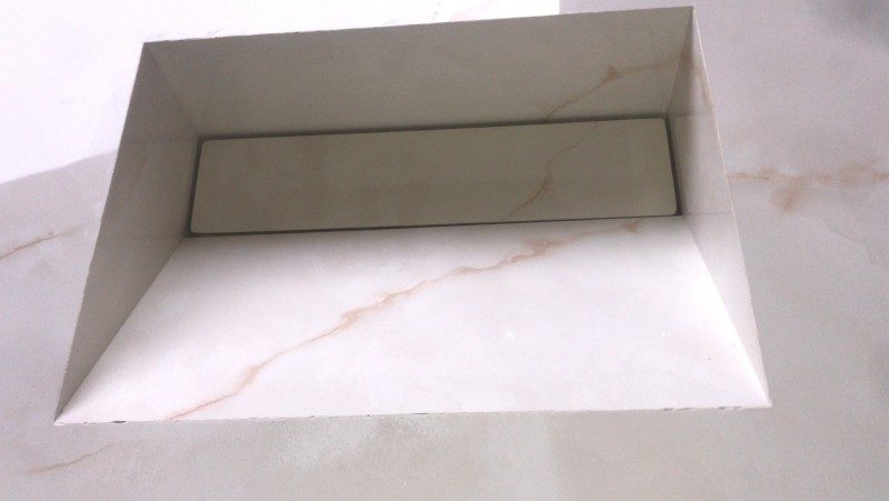 Bancadas em porcelanato para Banheiros