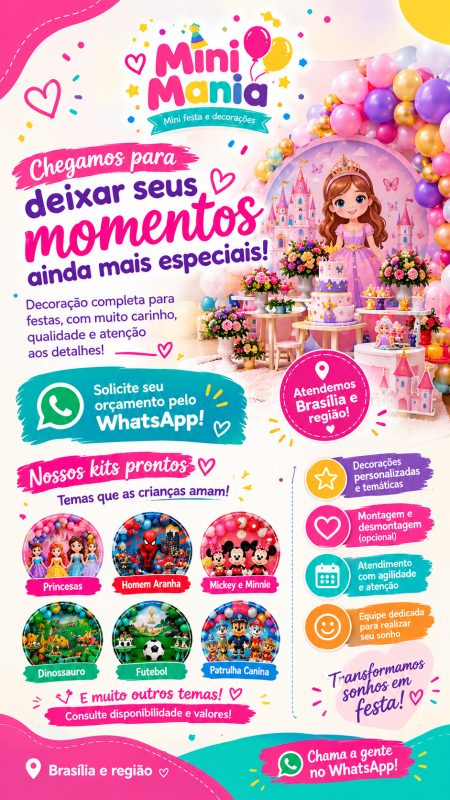 Mini Mania - Festa e decorações