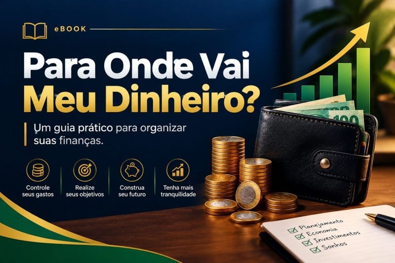 E-book Para Onde Vai Meu Dinheiro? Organize Suas Finanças