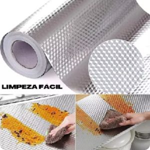 Papel Laminado 3 Metros Adesivo Ultra Resistente Cozinha Parede Moveis Sala — foto 3