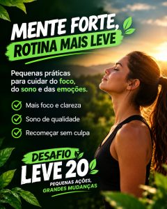 E-book Desafio Leve 20 Guia de Hábitos Saudáveis — foto 3
