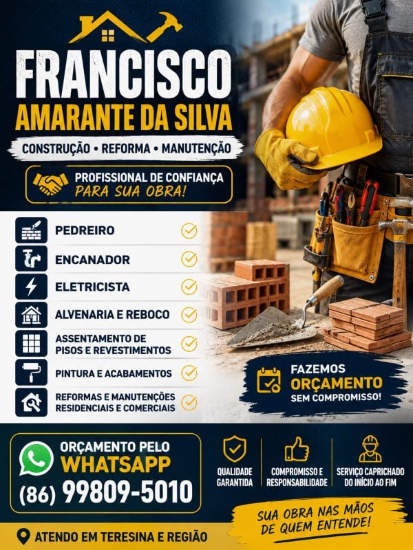 Pedreiro bombeiro