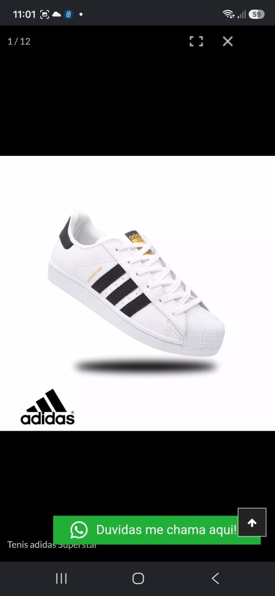 Tenis Adidas Superstar Feminino — foto 2