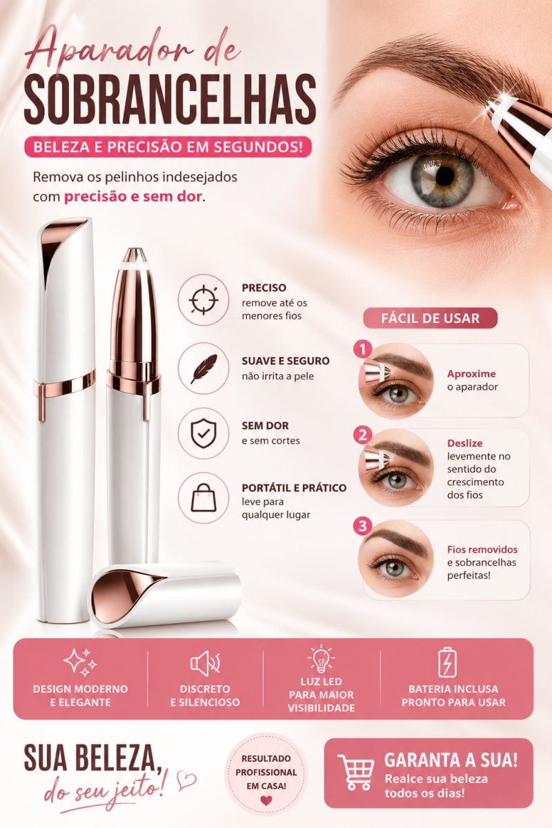 Caneta depiladora sobrancelha — foto 2