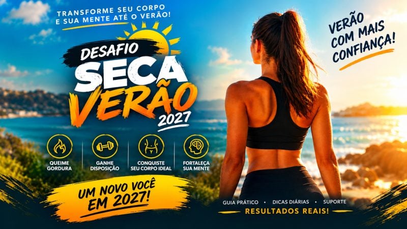 Desafio Verão 2027: Receitas, Exercícios e Hábitos
