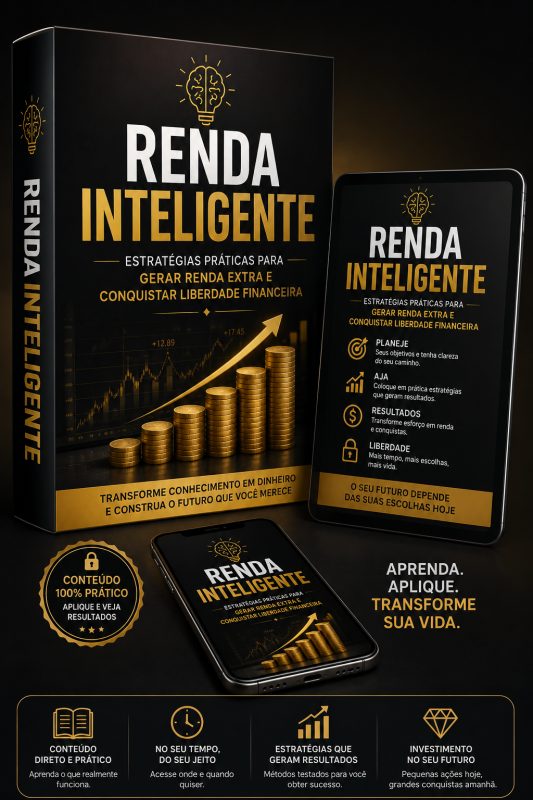 Método renda Inteligente: método para mudar sua renda financeira e organizar o seu dinheir
