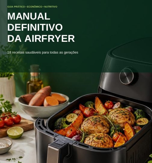 E-book Receitas saudáveis de AirFryer