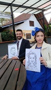 Caricaturas, Caricaturista, Caricaturas ao vivo em festas e eventos em geral — foto 3
