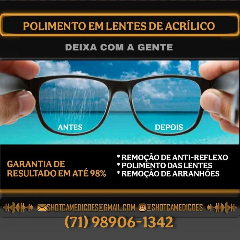 Polimento Óculos de Grau