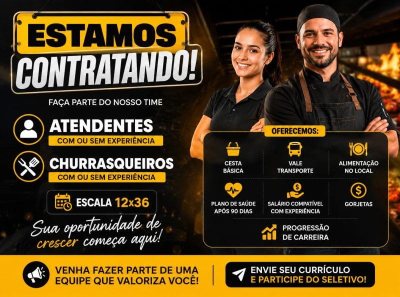Quer Fazer Parte do Nosso Time?