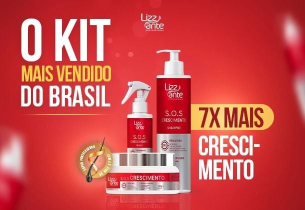 4 Kits Sos Crescimento - Tratamento 150 Dias
