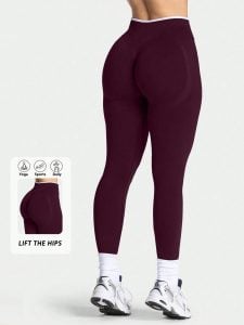 Legging Feminina Sem Costura de Cintura Alta com Compressão e Levantamento de Bumbum — foto 5