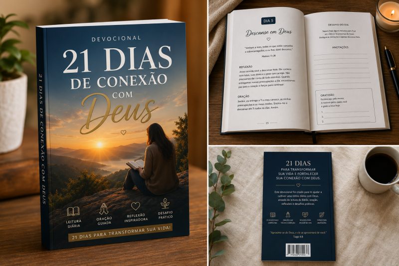 E-book: 21 Dias de Conexão com Deus Devocional Cristão — foto 2