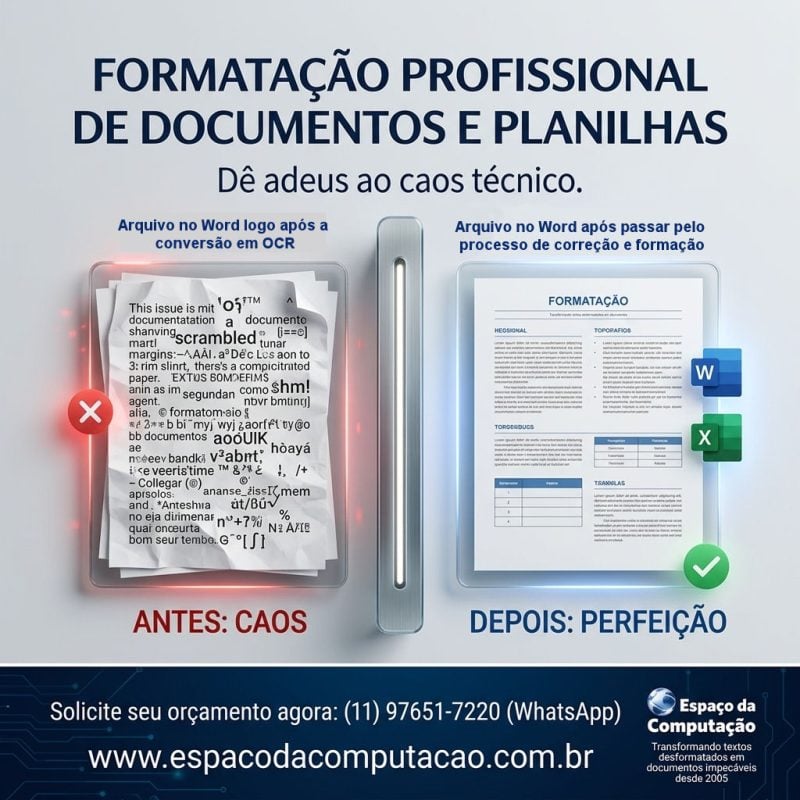 Você converteu um PDF para Word e o documento ficou todo bagunçado?