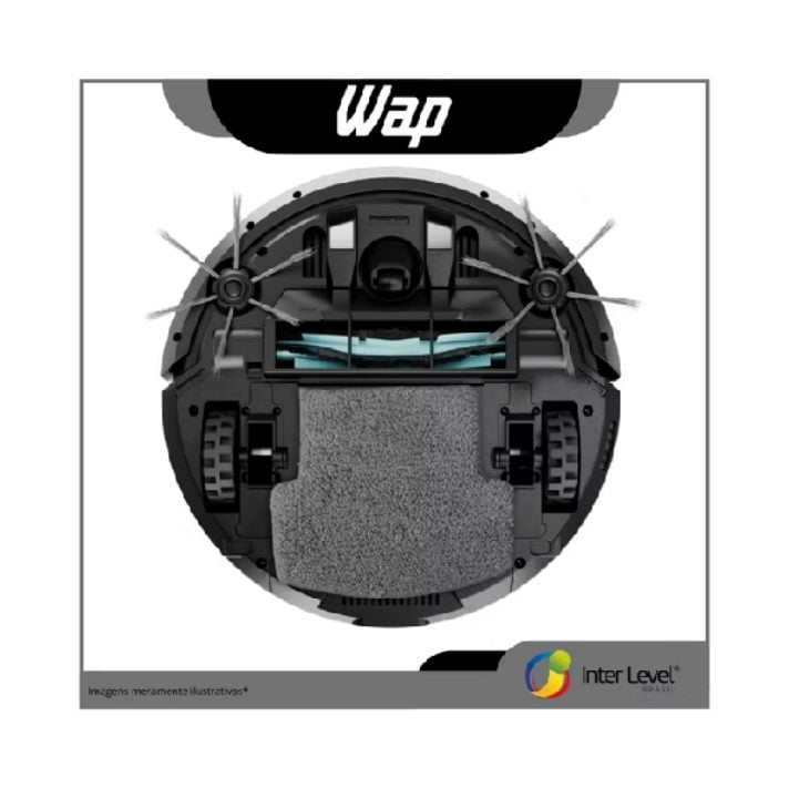 Robô Aspirador De Pó Com Potência de 30w Robot W310 Anticolisão Wap — foto 2