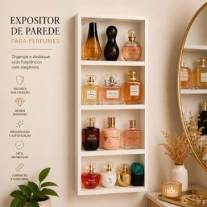 Prateleira Expositora De Parede Para Perfumes E Esmaltes e Maquiagem — foto 3