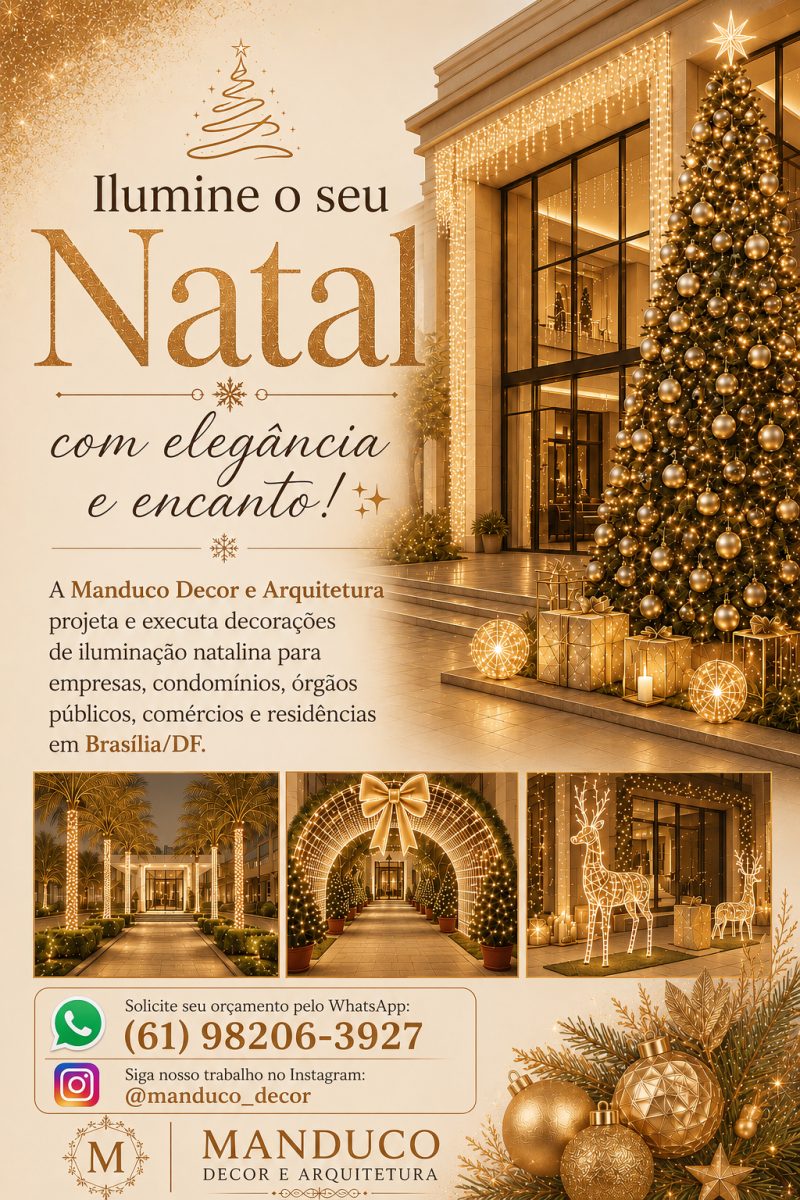 Locação de árvore de Natal decorada e Cenografia natalina em Brasília DF — foto 2