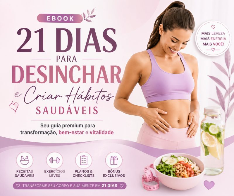 Desafio para desinchar em 21 dias