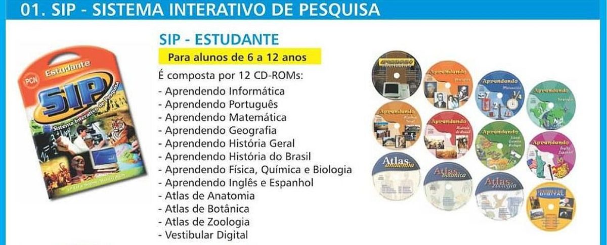 Enciclopédia Digital Do Estudante - 12 Vcd's Interativos — foto 2
