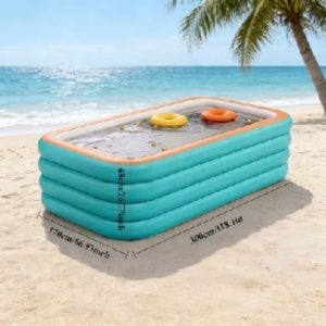 Linda Piscina Inflável Grande Portátil. — foto 18