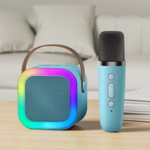 Caixa De Som Com 1 Microfone Karaokê — foto 4